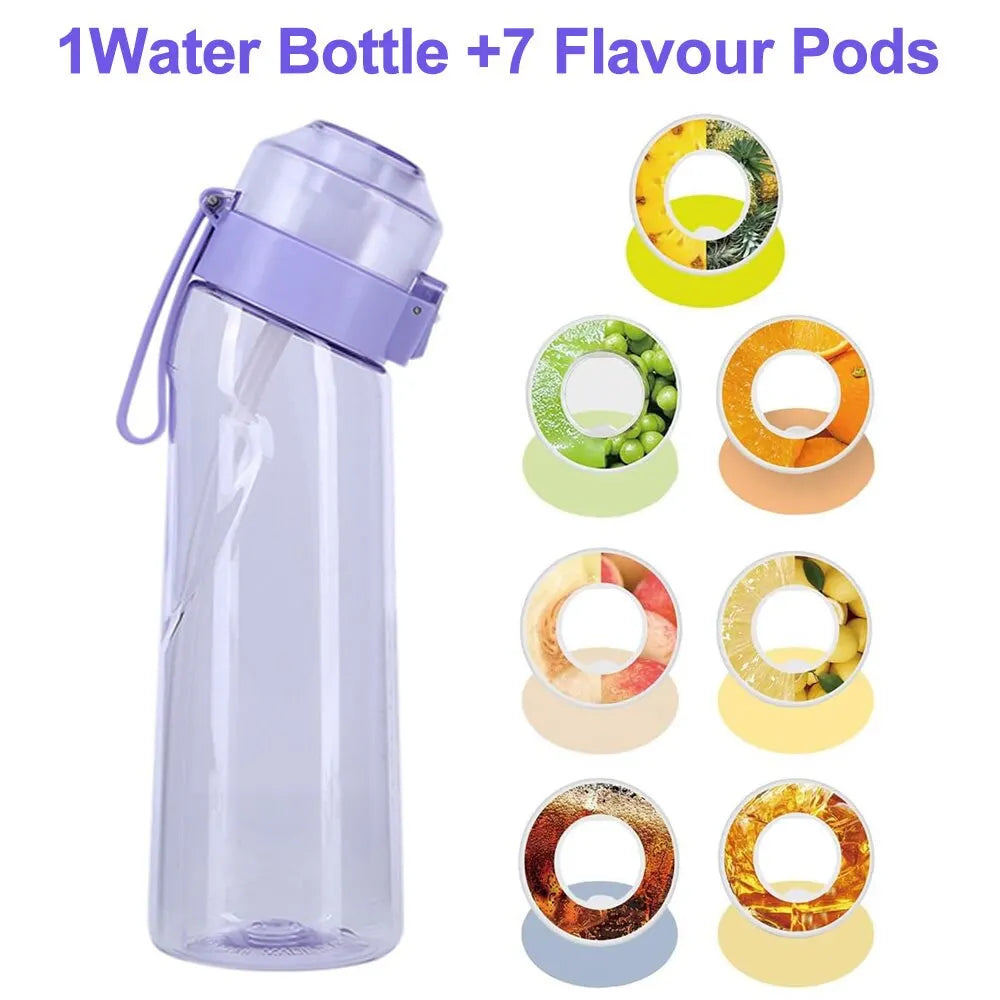 Flavored Water Bottle 650ml
With 7 fruit fragrance pods, it is perfect for sports, camping, and outdoor activities. Combines practicality with a modern design.