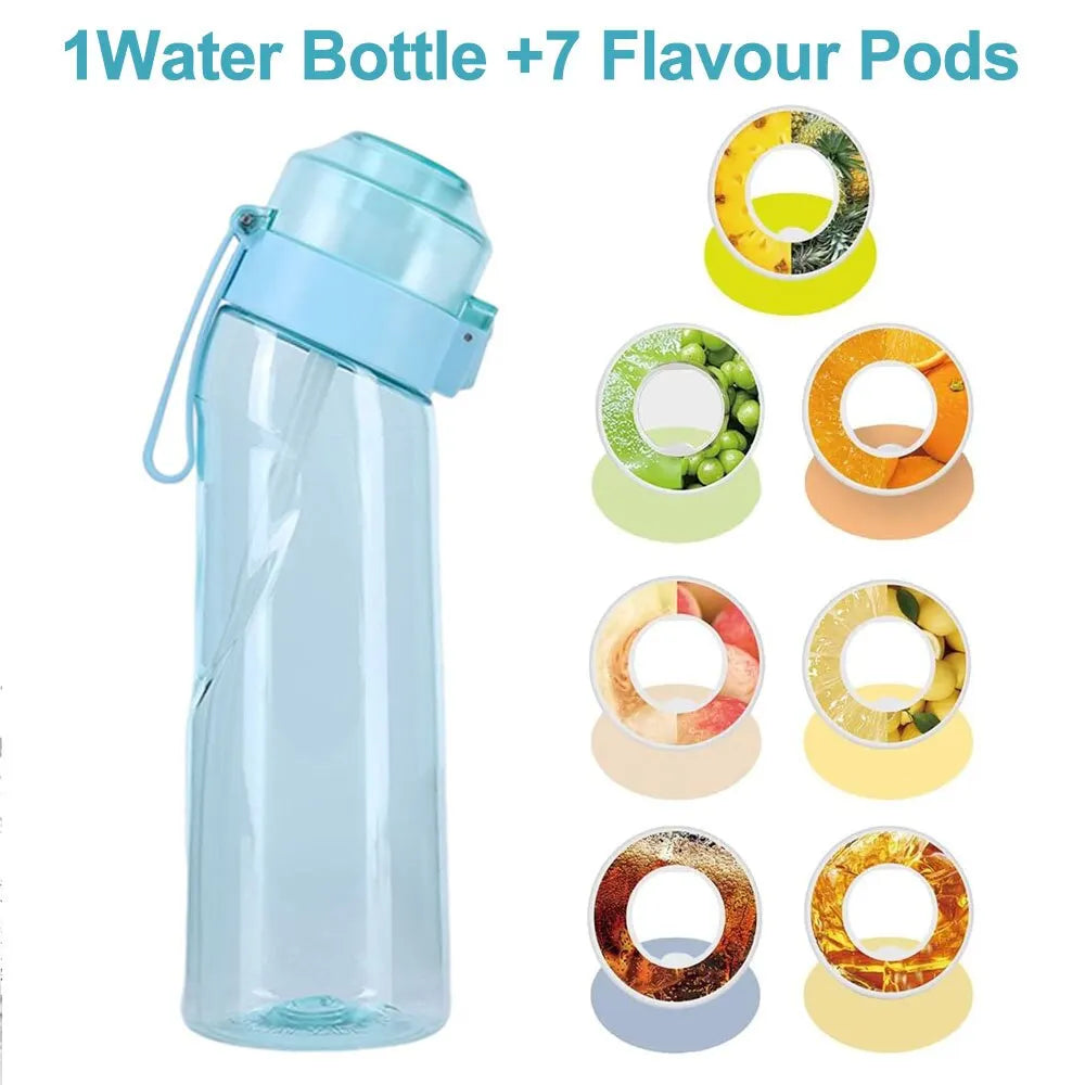 Flavored Water Bottle 650ml
With 7 fruit fragrance pods, it is perfect for sports, camping, and outdoor activities. Combines practicality with a modern design.