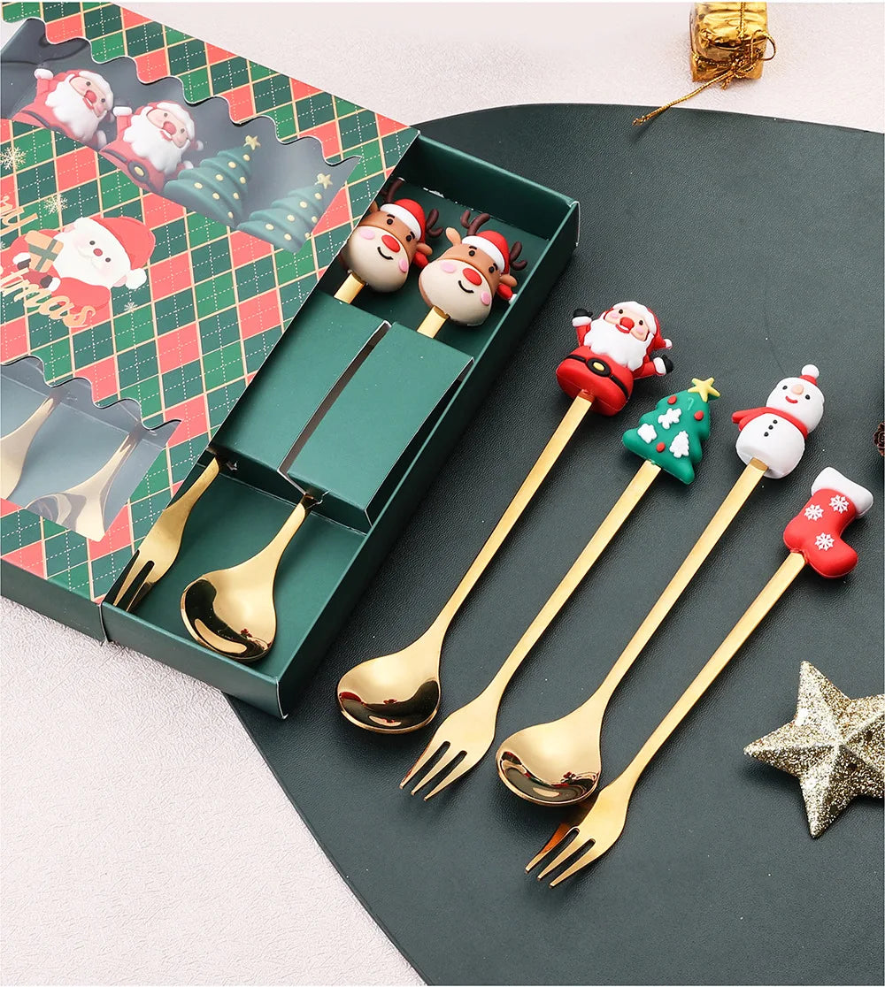 Christmas Home Decorations - Decorative Cutlery Set