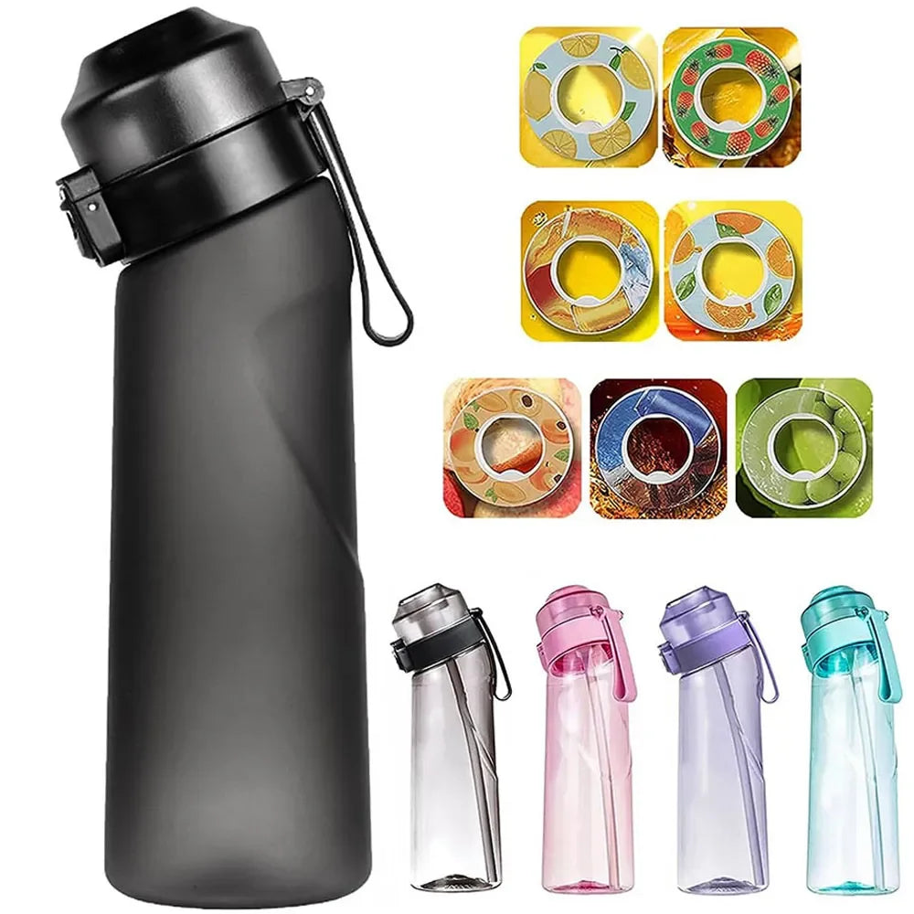 Flavored Water Bottle 650ml
With 7 fruit fragrance pods, it is perfect for sports, camping, and outdoor activities. Combines practicality with a modern design.