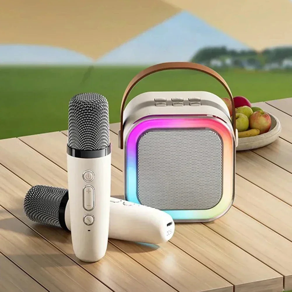 K12 Portable Karaoke Machine with Bluetooth 5.3
PA sound system with 1-2 wireless microphones. Ideal for family sing-alongs.