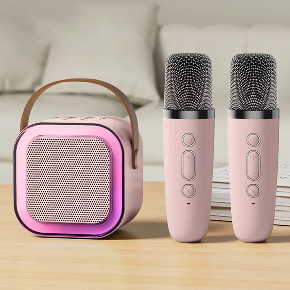 K12 Portable Karaoke Machine with Bluetooth 5.3
PA sound system with 1-2 wireless microphones. Ideal for family sing-alongs.